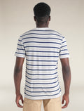 Men's Merino Blend Wave T-Shirt Stripe  - 2