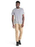 Men's Merino Blend Wave T-Shirt Stripe  - 3