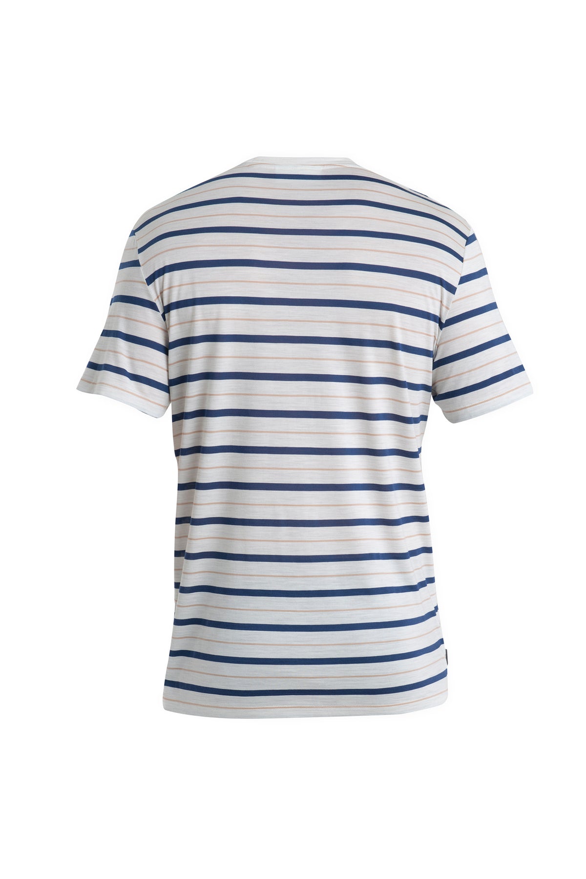 Men's Merino Blend Wave T-Shirt Stripe  - 6