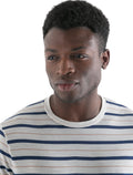 Men's Merino Blend Wave T-Shirt Stripe  - 4