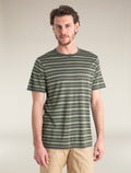 Men's Merino Blend Wave T-Shirt Stripe  - 1