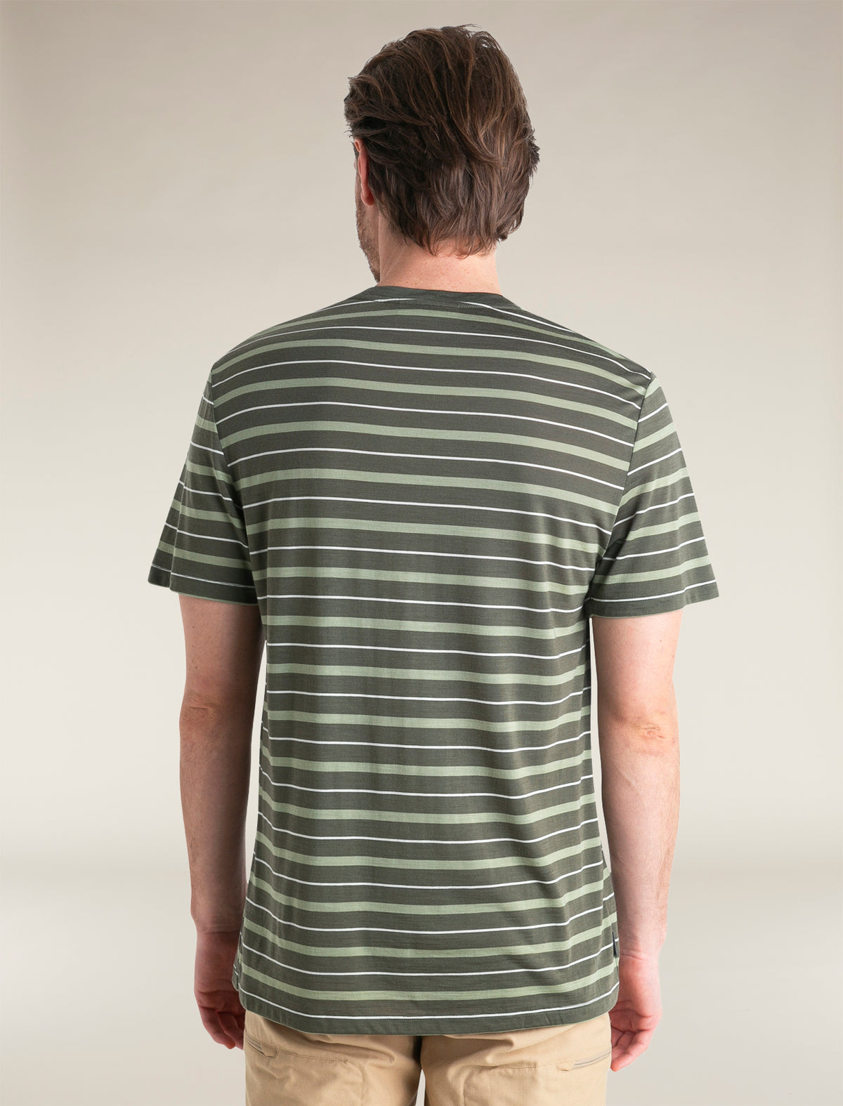 Men's Merino Blend Wave T-Shirt Stripe  - 2