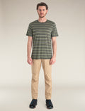 Men's Merino Blend Wave T-Shirt Stripe  - 3