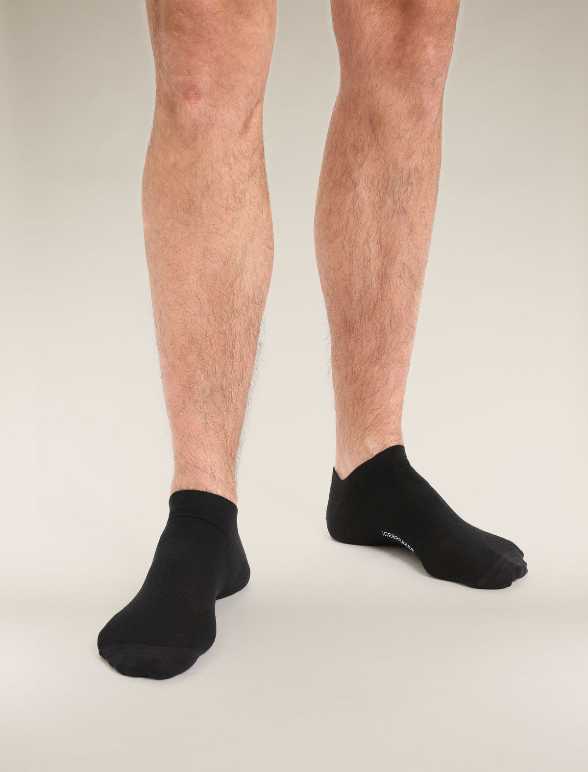 Men's Merino Lifestyle Fine Gauge No Show Socks Black/Snow - 5
