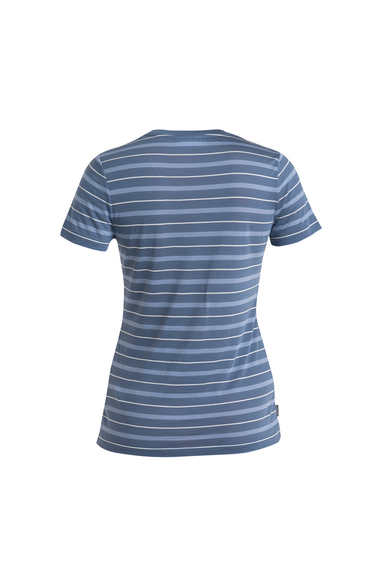 Women's Merino Blend Wave T-Shirt Stripe Dawn/Kyanite - 6