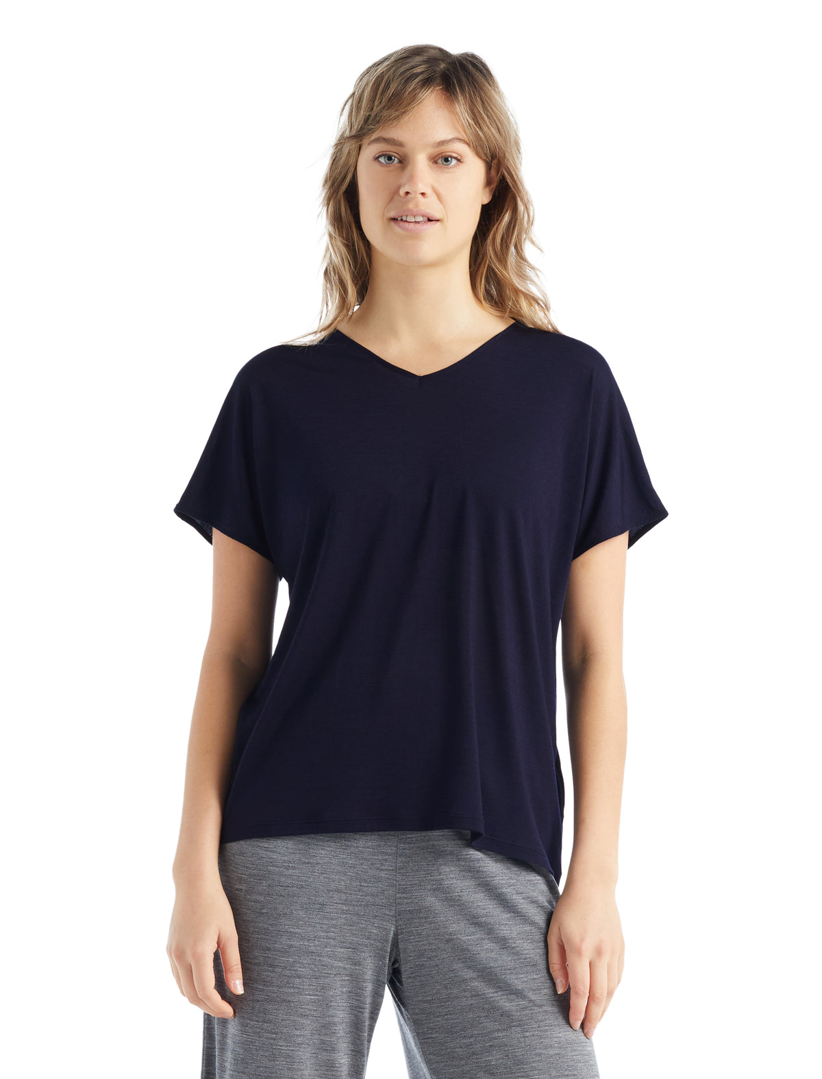 Women's Merino Blend Drayden Reversible Top Glacier - 1