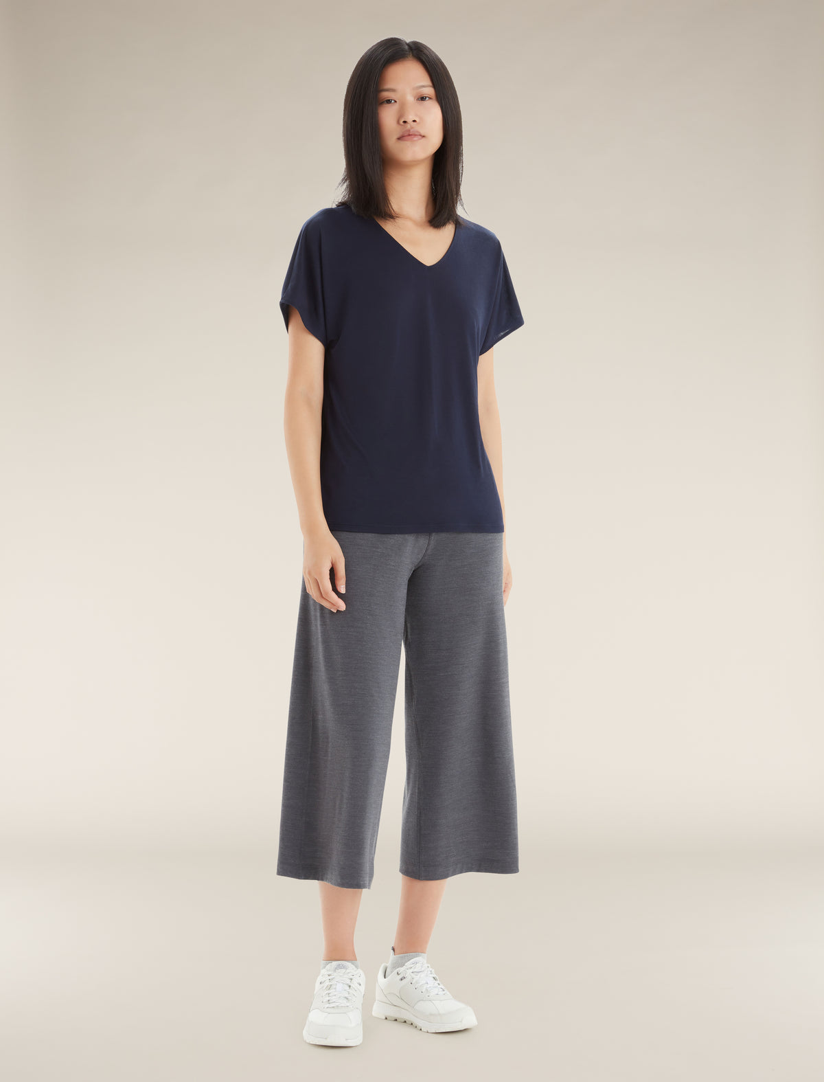 Women's Merino Blend Drayden Reversible Top Glacier - 8