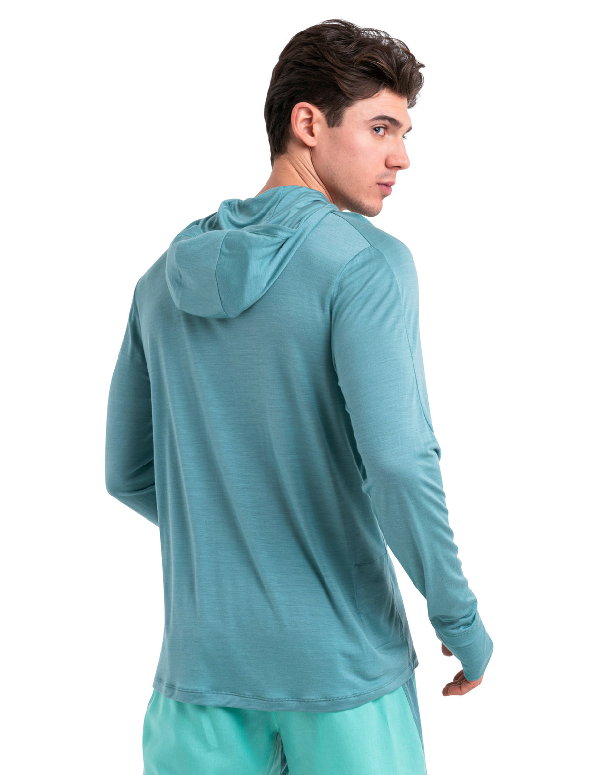 Men's 125 Cool-Lite™ Merino Blend Sphere Long Sleeve Hoodie Cloud Ray - 2