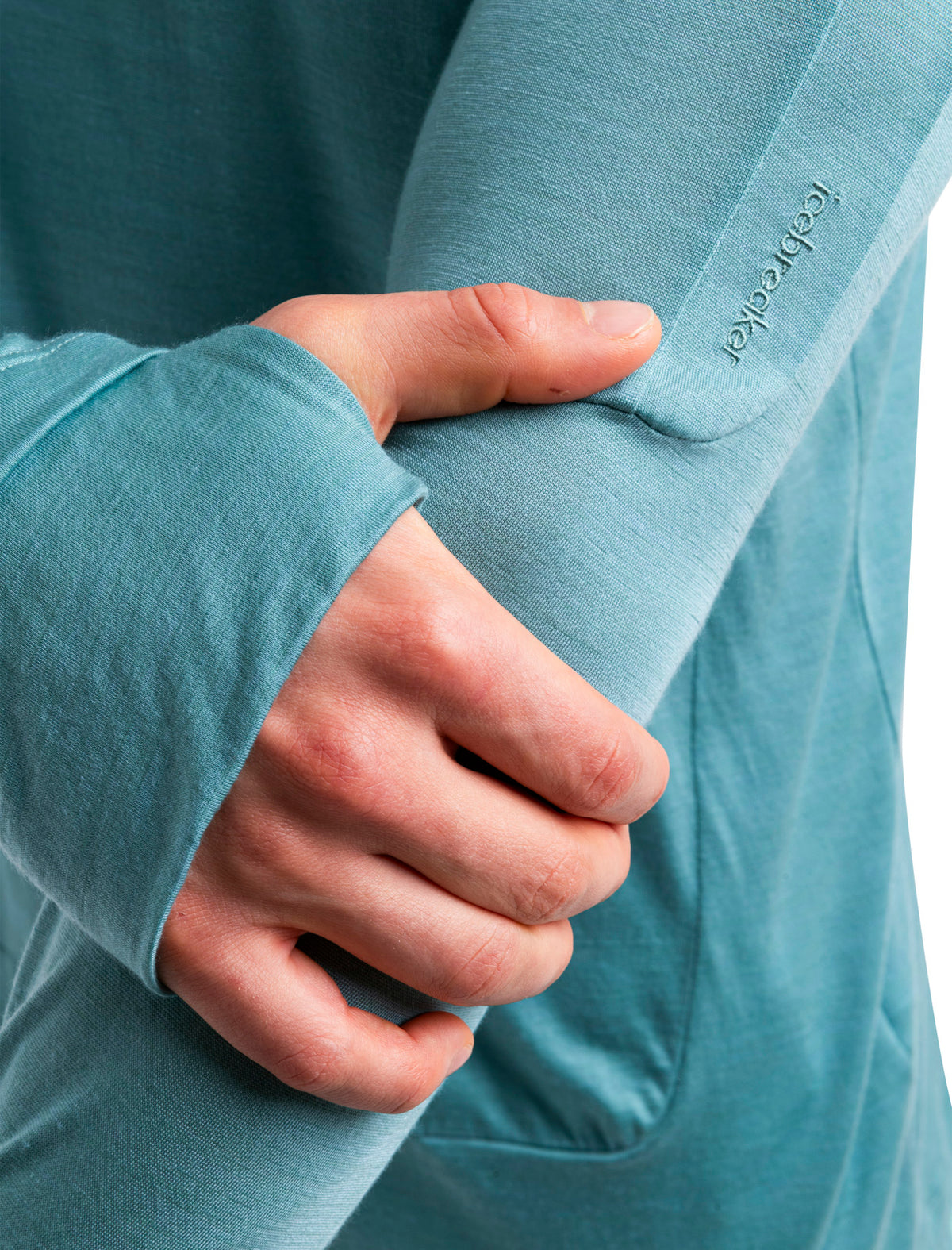 Men's 125 Cool-Lite™ Merino Blend Sphere Long Sleeve Hoodie Cloud Ray - 8