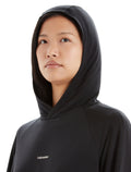 Women's 125 Cool-Lite™ Merino Blend Sphere Long Sleeve Hoodie Black - 11