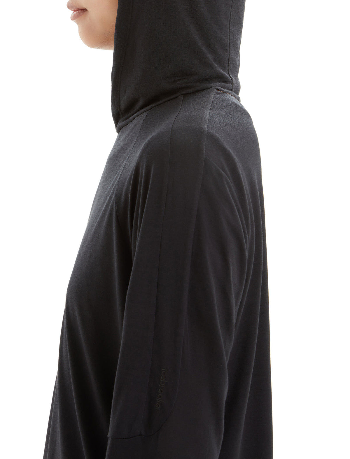 Women's 125 Cool-Lite™ Merino Blend Sphere Long Sleeve Hoodie Black - 12