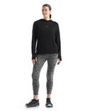 Women's 125 Cool-Lite™ Merino Blend Sphere Long Sleeve Hoodie Black - 3