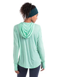 Women's 125 Cool-Lite™ Merino Blend Sphere Long Sleeve Hoodie Glass - 2
