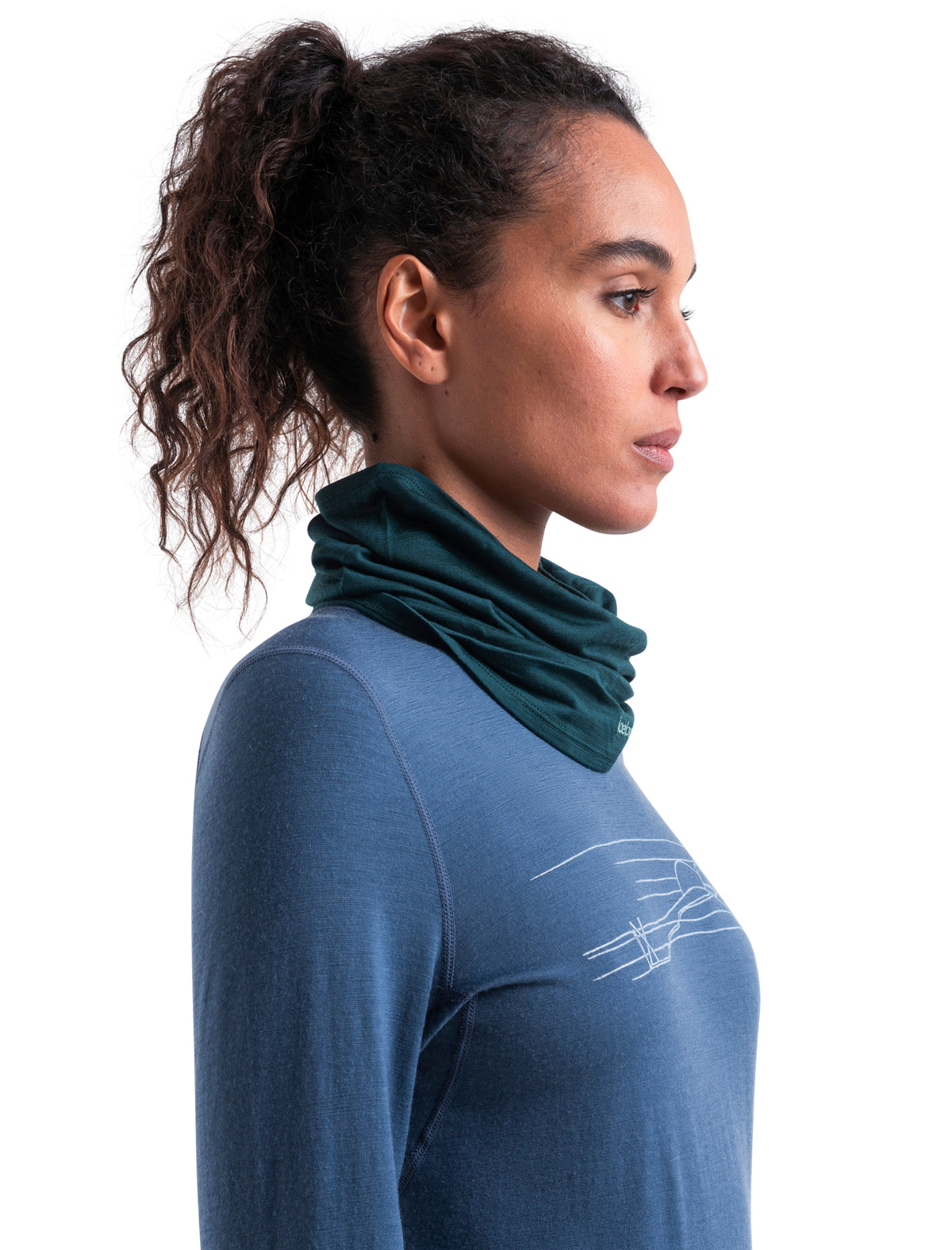 Unisex Cool-Lite™ Merino Blend Flexi Chute Fathom Green - 5