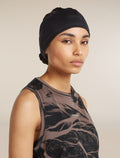 Unisex Cool-Lite™ Merino Blend Flexi Beanie Black - 1