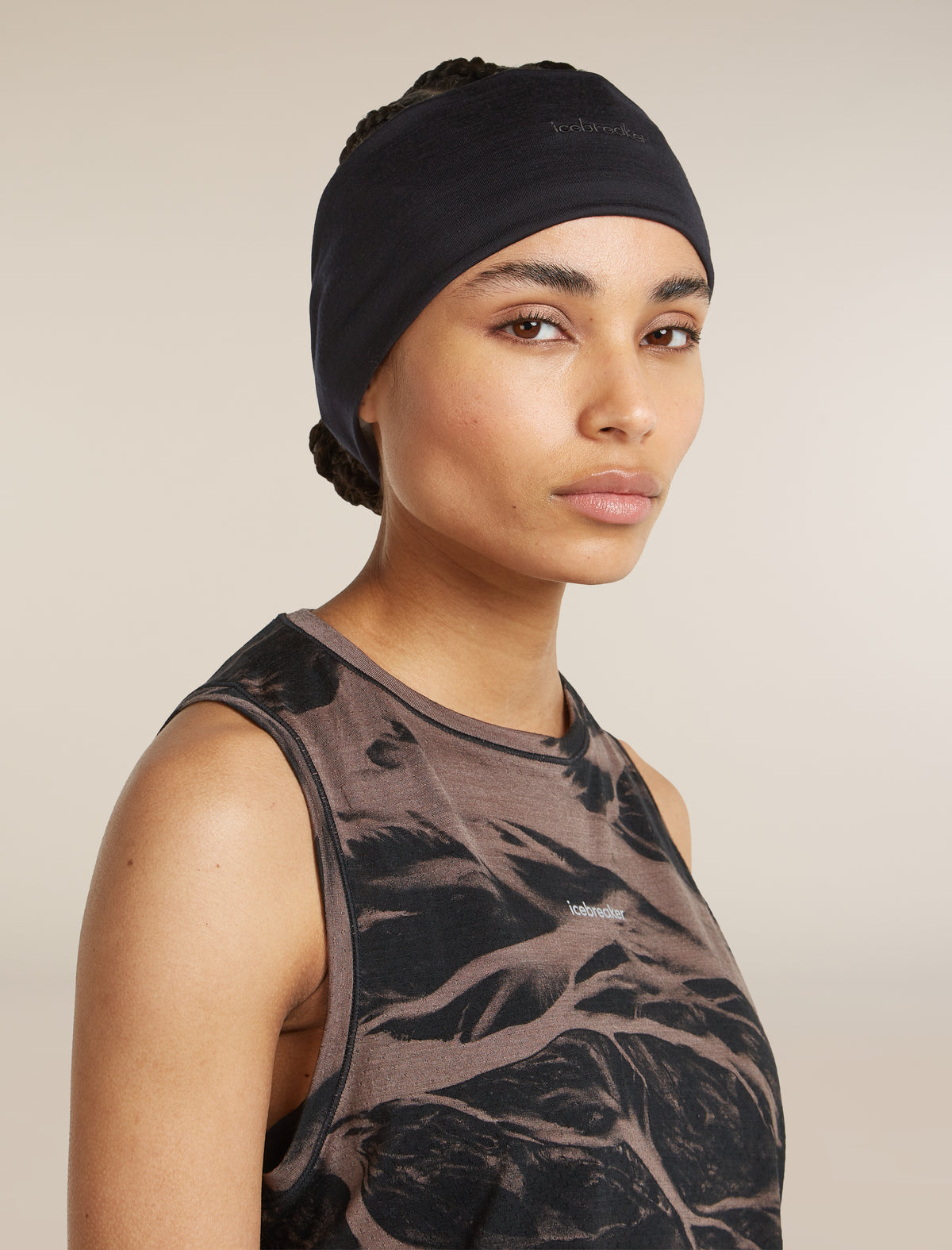 Unisex Cool-Lite™ Merino Blend Flexi Beanie Black - 1