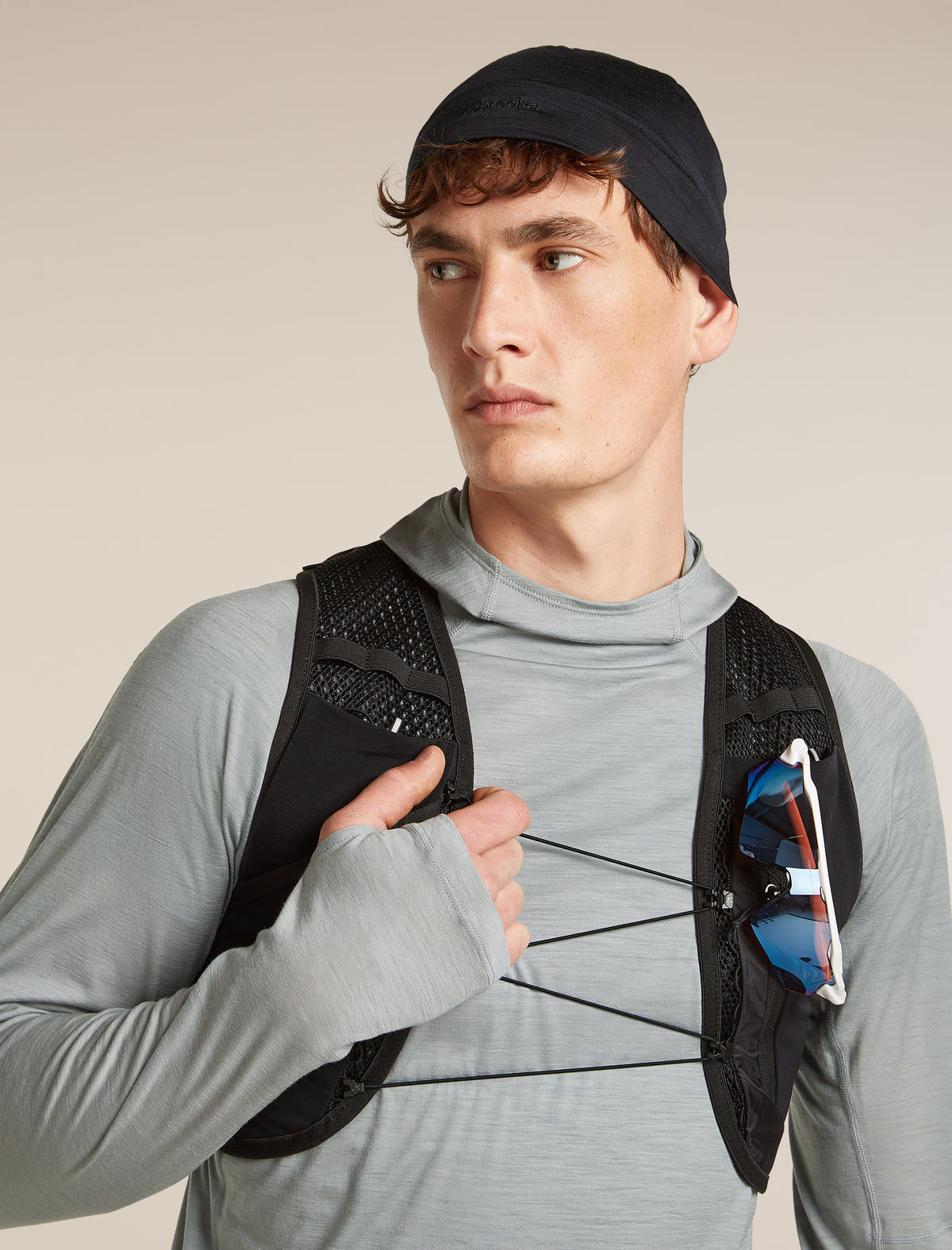 Unisex Cool-Lite™ Merino Blend Flexi Beanie Black - 4