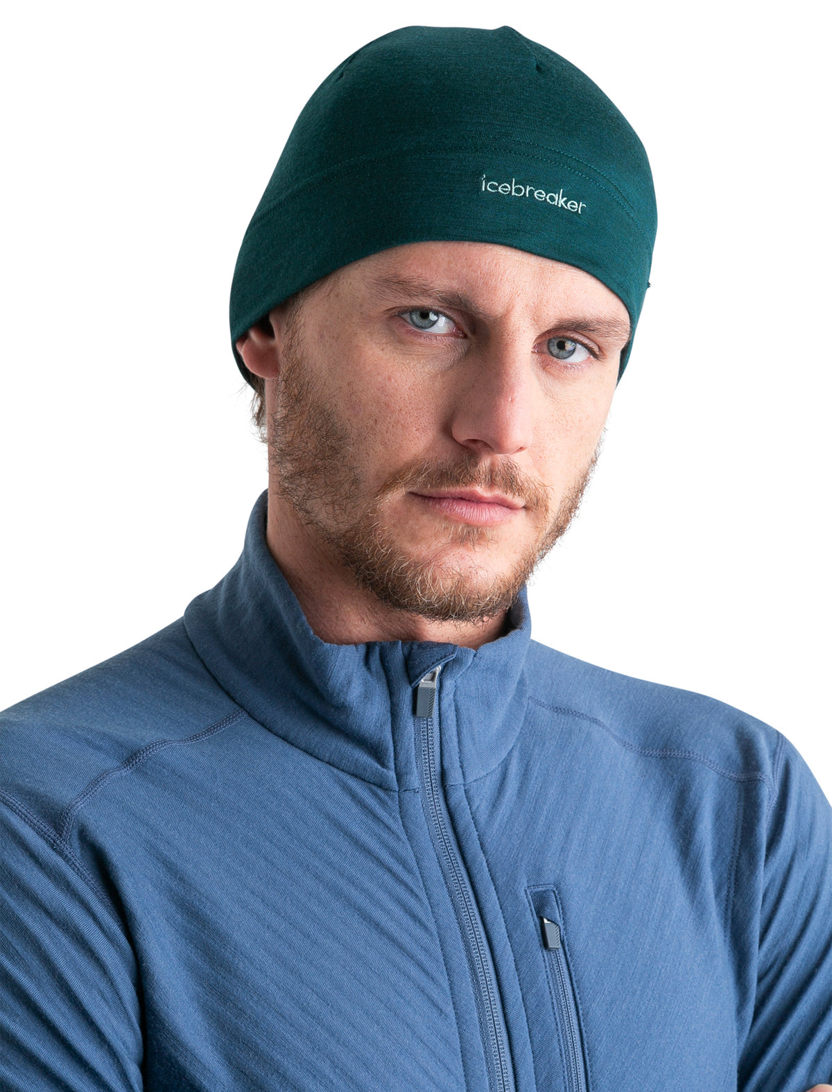 Unisex Cool-Lite™ Merino Blend Flexi Beanie Fathom Green - 6