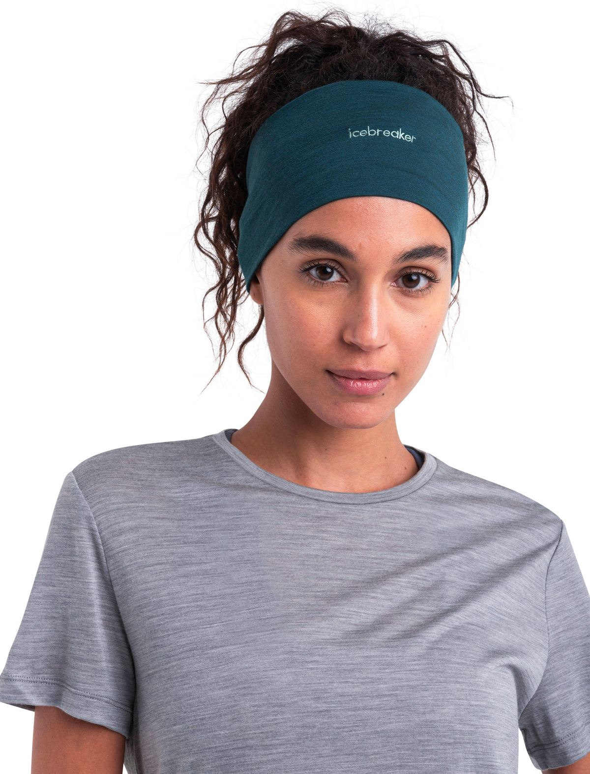 Unisex Cool-Lite™ Merino Blend Flexi Headband Fathom Green - 7