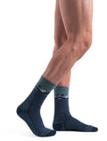 Men's Merino Hike+ Medium Crew Socks Sedimentary Dawn/Graphite - 1