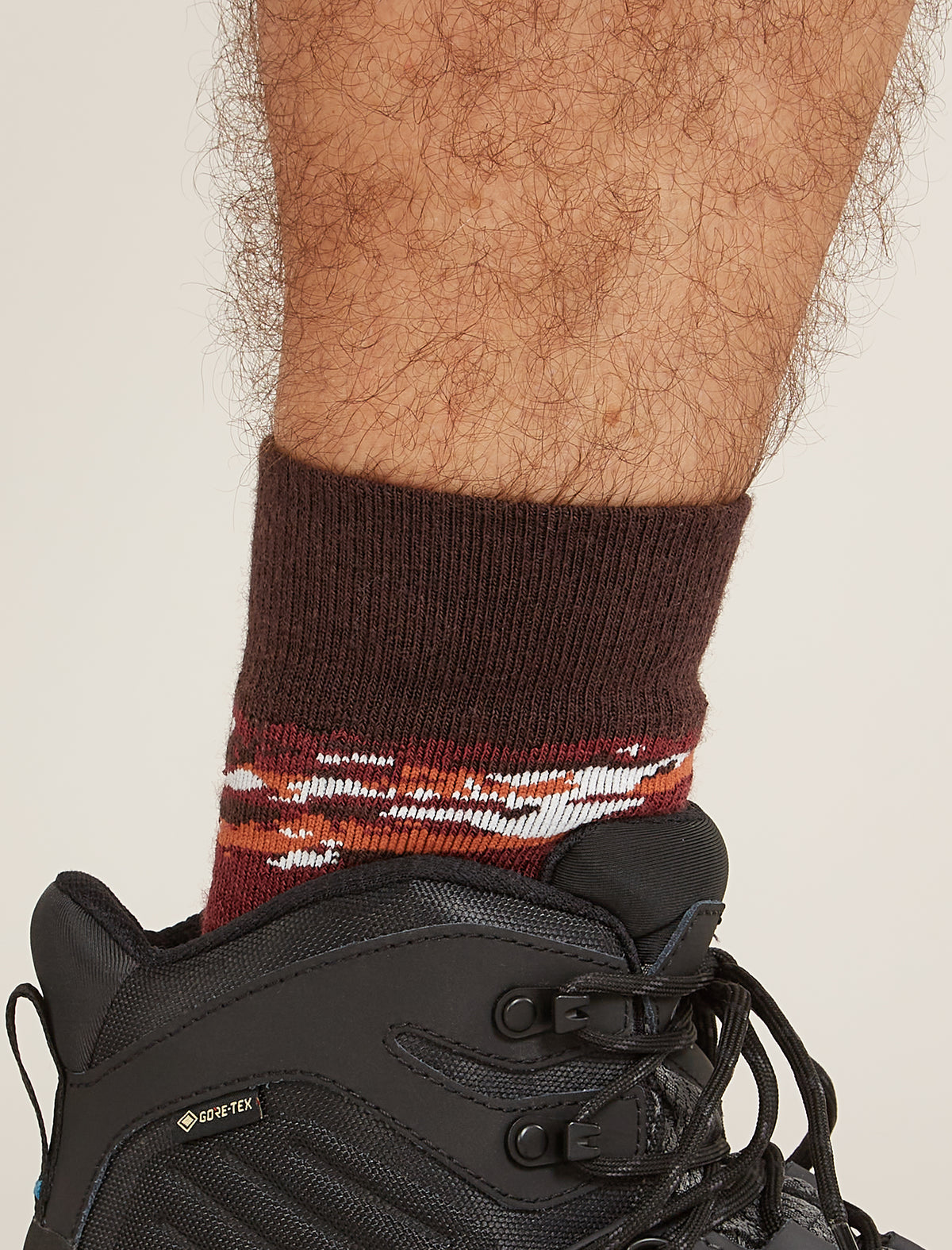 Men's Merino Hike+ Medium Crew Socks Sedimentary  - 1