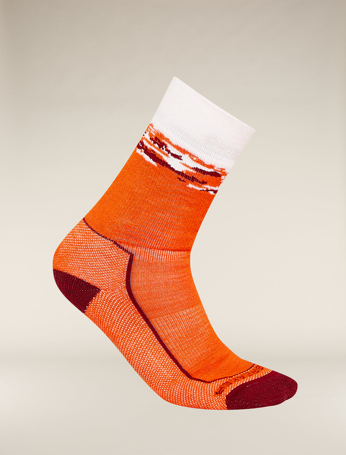 Men's Merino Hike+ Medium Crew Socks Sedimentary  - 4