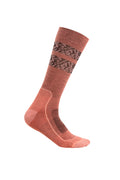 Women's Merino Hike+ Light Crew Socks Natural Summit Tang/Glow - 3