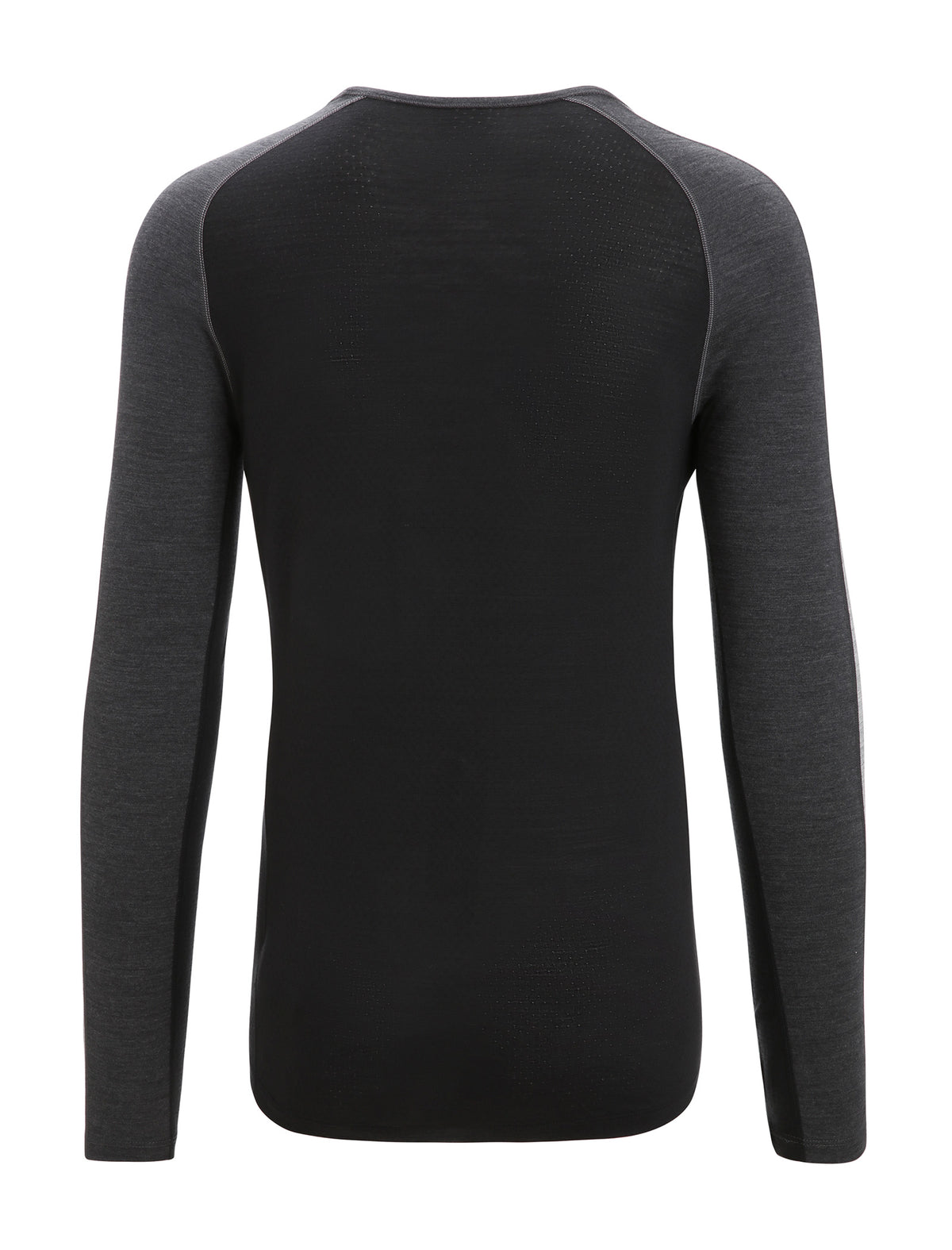 Men's 125 ZoneKnit™ Long Sleeve Crewe Thermal Top Jet Heather/Black - 15
