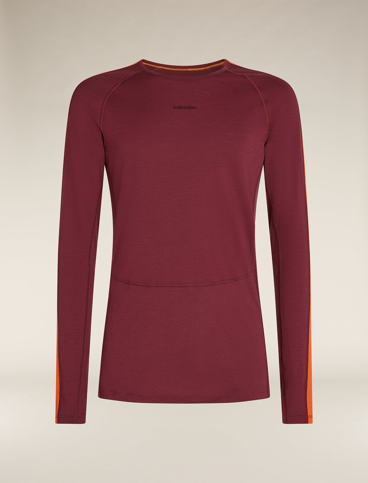 Men's 200 ZoneKnit™ Long Sleeve Crewe Thermal Top Port/Blaze - 8