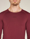 Men's 200 ZoneKnit™ Long Sleeve Crewe Thermal Top Port/Blaze - 5