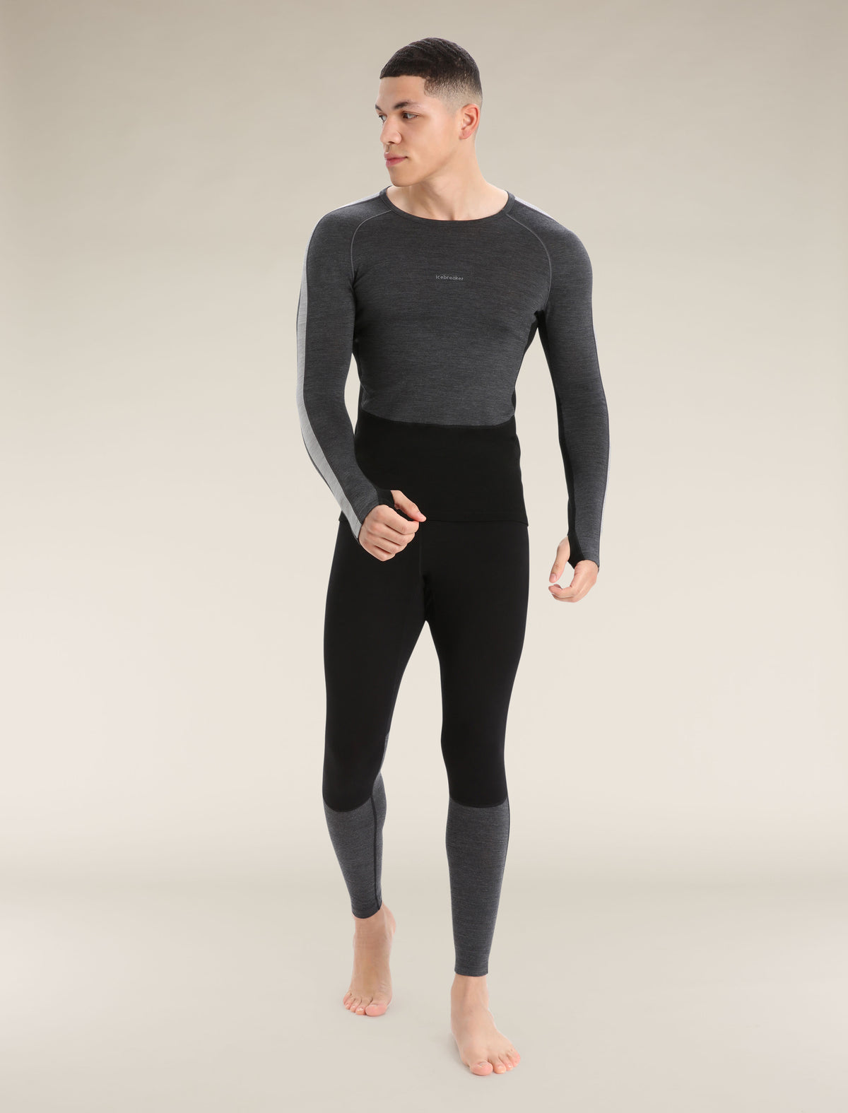 Men's 200 ZoneKnit™ Long Sleeve Crewe Thermal Top  - 3