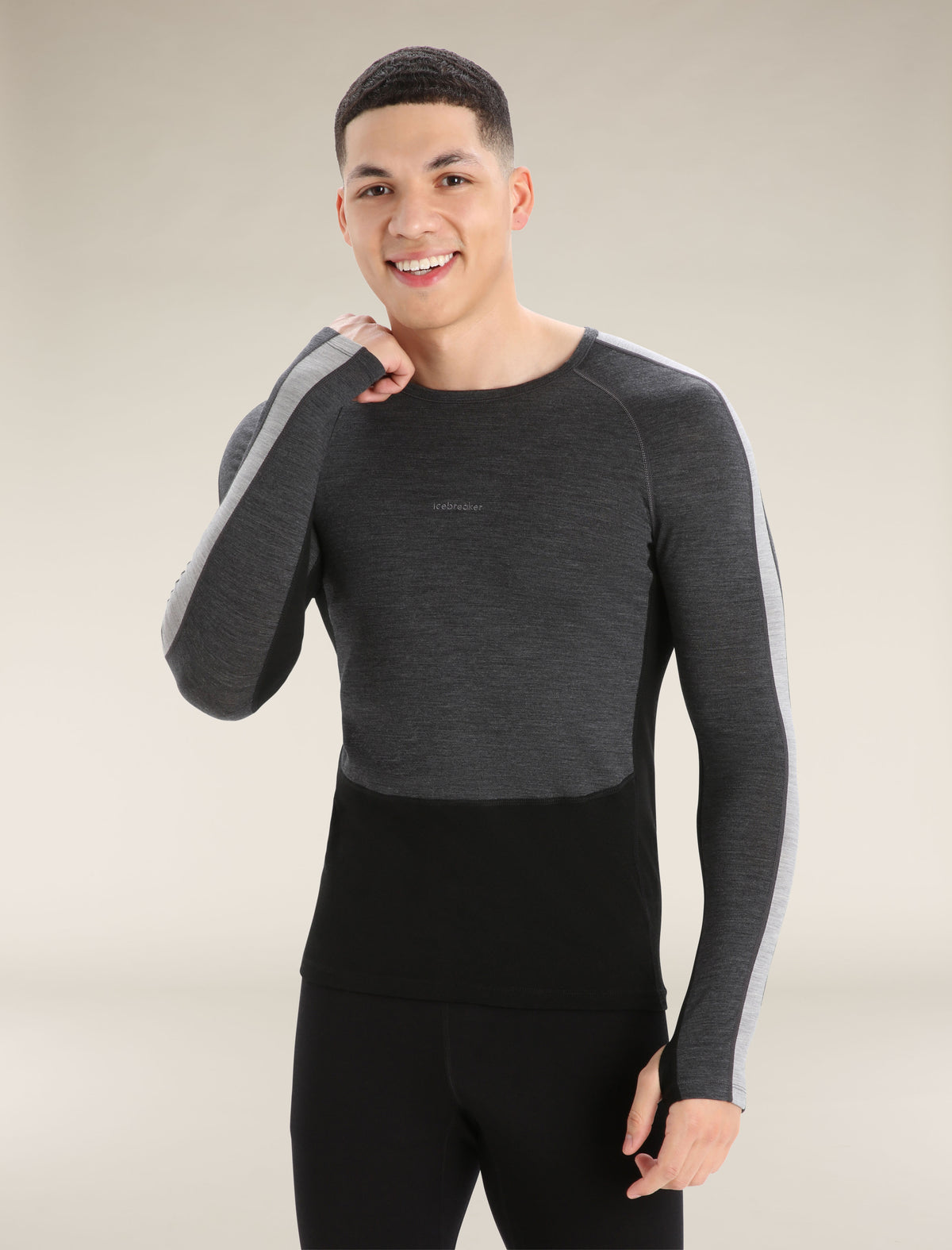Men's 200 ZoneKnit™ Long Sleeve Crewe Thermal Top  - 4