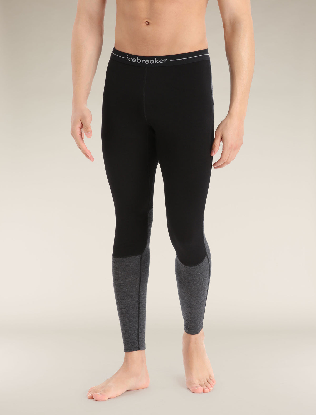 Men's Merino 200 ZoneKnit™ Thermal Leggings Black/Jet Heather - 1