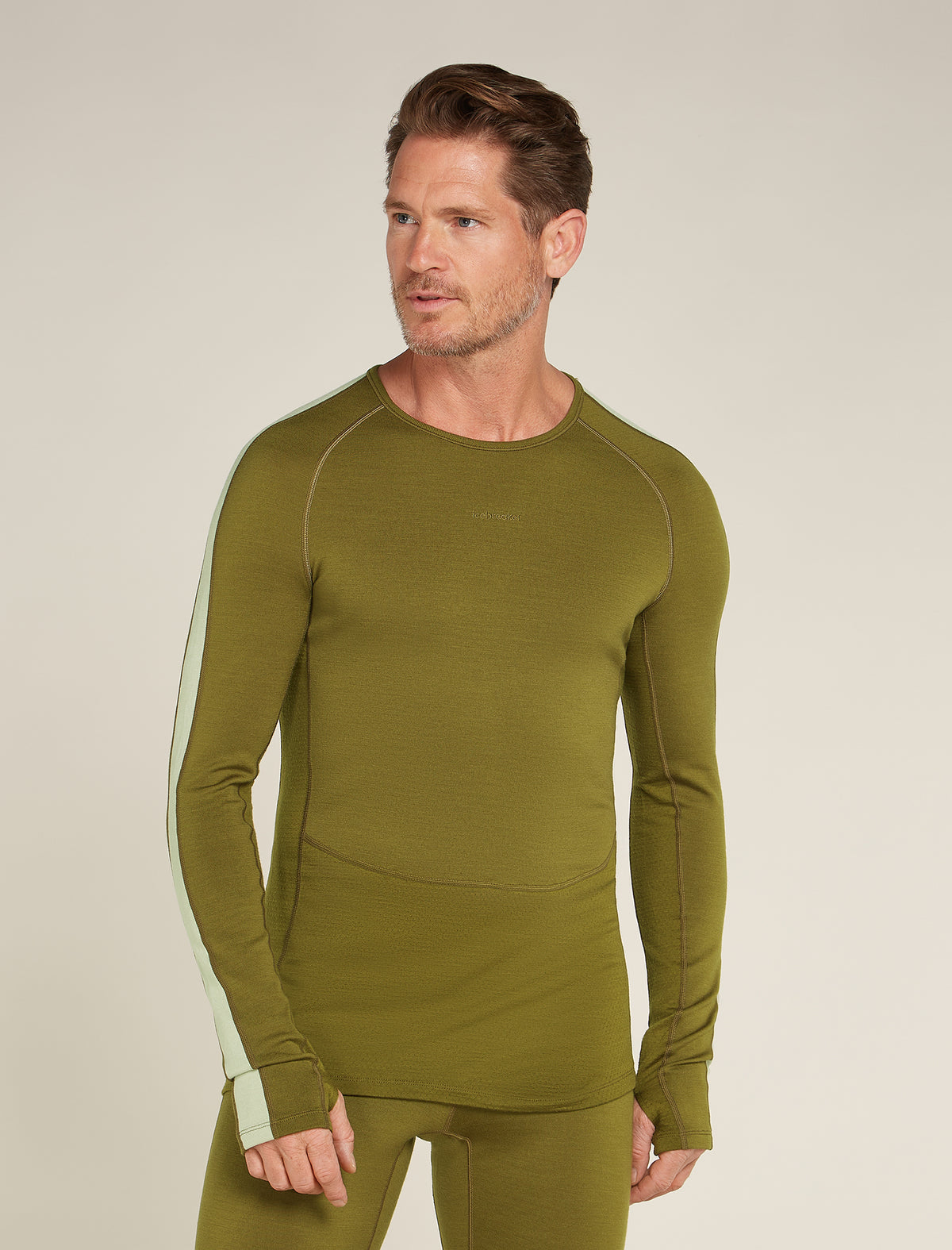 Men's 260 ZoneKnit™ Long Sleeve Crewe Thermal Top Algae - 1