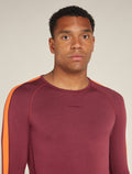 Men's 260 ZoneKnit™ Long Sleeve Crewe Thermal Top Port/Blaze - 5