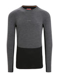 Men's 260 ZoneKnit™ Long Sleeve Crewe Thermal Top Jet Heather/Black - 8