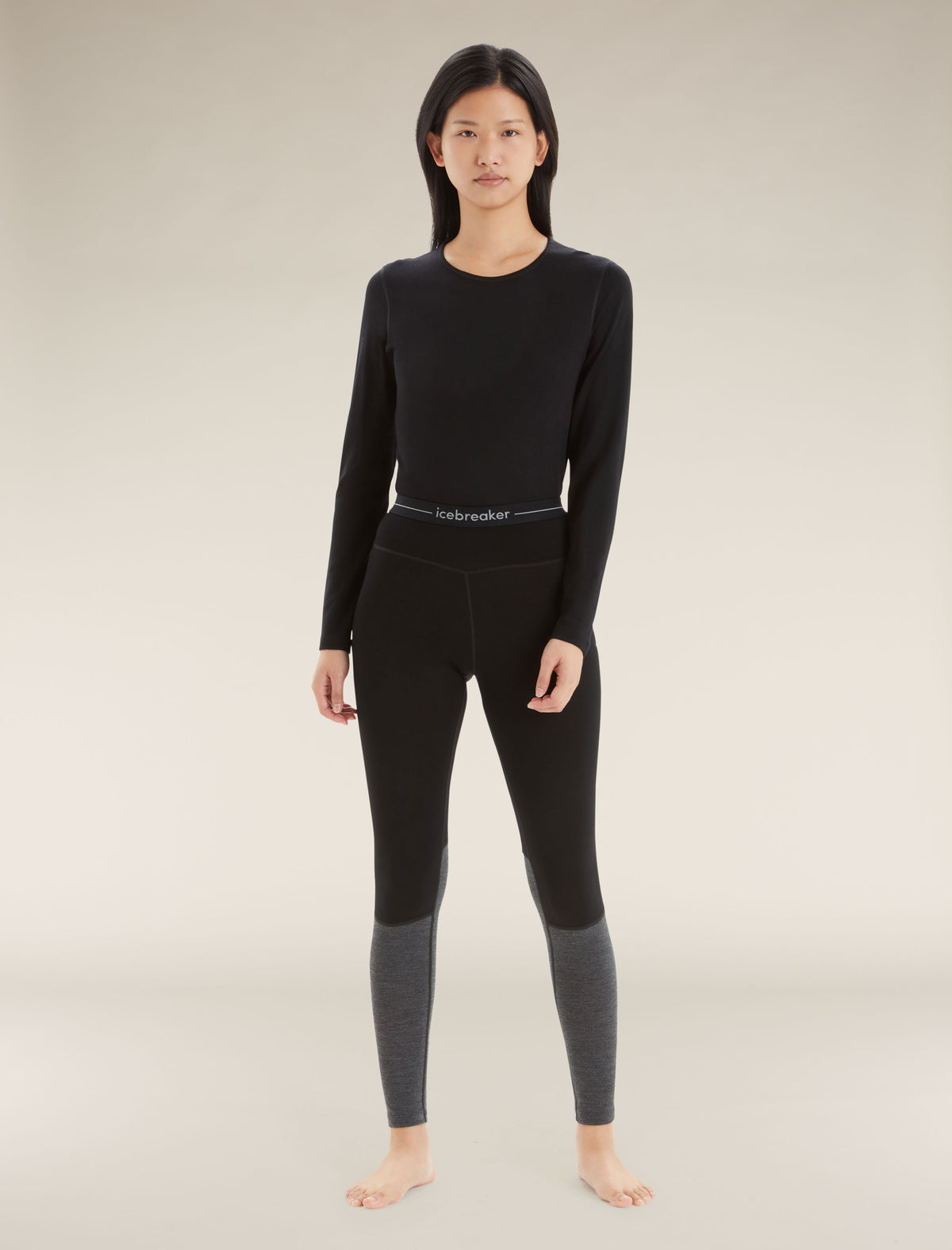 Women's 260 ZoneKnit™ Thermal Leggings Black/Jet Heather - 3