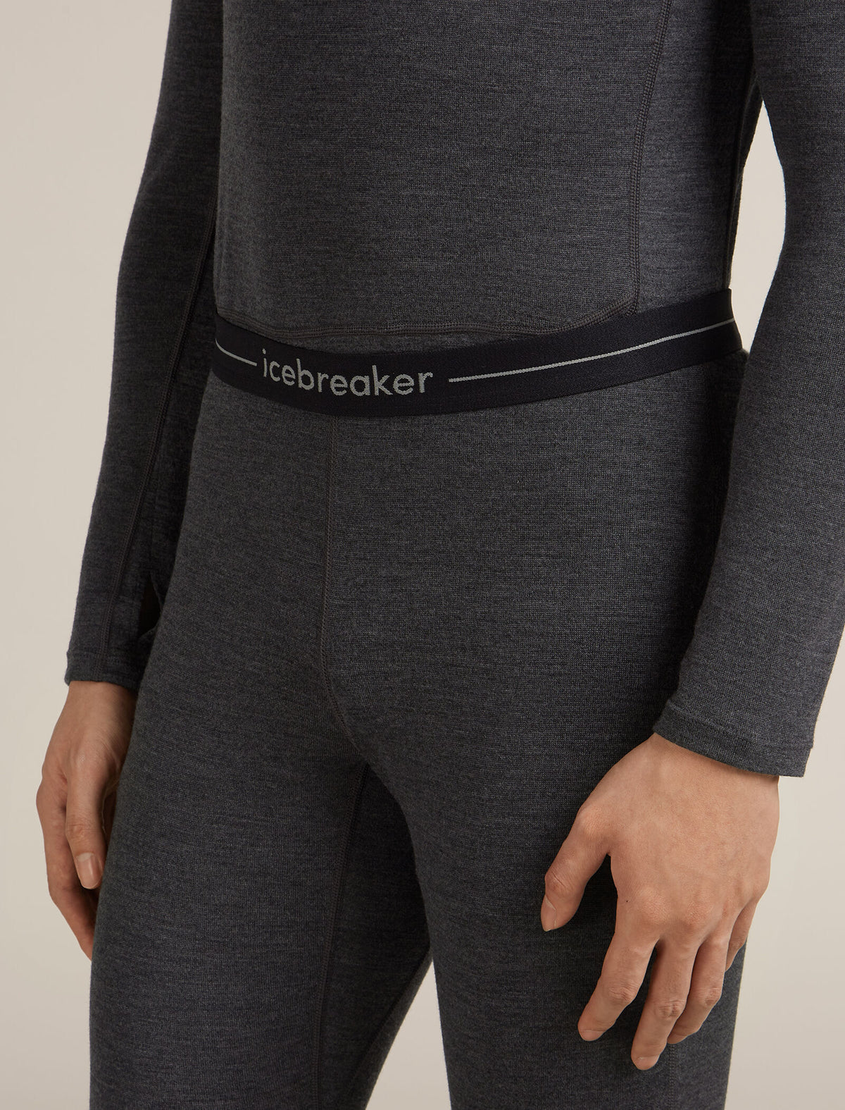 Men's Merino 260 ZoneKnit™ 3/4 Thermal Leggings Jet Heather - 5