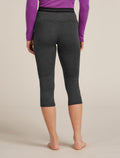 Women's Merino 260 ZoneKnit™ 3/4 Thermal Leggings Jet Heather - 2