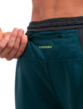 Men's ZoneKnit™ Merino Blend Shorts Fathom Green/Jet Heather - 5