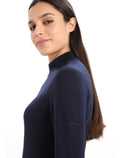 Women's Merino 260 Tech Long Sleeve Turtleneck Thermal Top Midnight Navy - 5