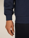 Men's Central Long Sleeve Sweatshirt Midnight Navy - 8