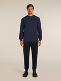 Men's Central Long Sleeve Sweatshirt Midnight Navy - 3