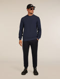 Men's Central Long Sleeve Sweatshirt Midnight Navy - 4