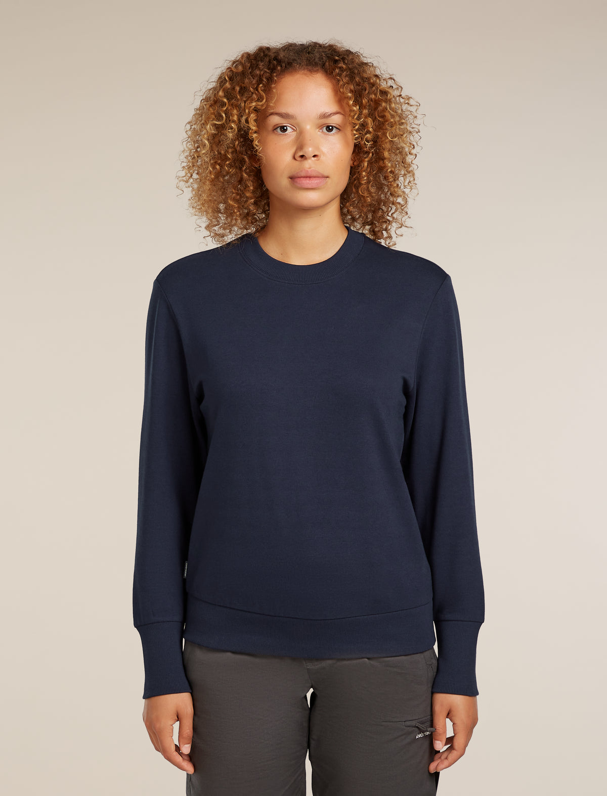 Women's Central Long Sleeve Sweatshirt Midnight Navy - 1
