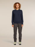 Women's Central Long Sleeve Sweatshirt Midnight Navy - 3