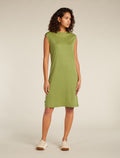 Women's Merino Granary Sleeveless Dress Olive - 4