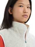 Women's RealFleece™ High Pile Vest Ecru Heather - 4