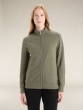 Women's Merino Blend Central Classic Long Sleeve Zip Sweatshirt  - 1