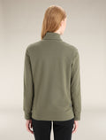 Women's Merino Blend Central Classic Long Sleeve Zip Sweatshirt  - 3